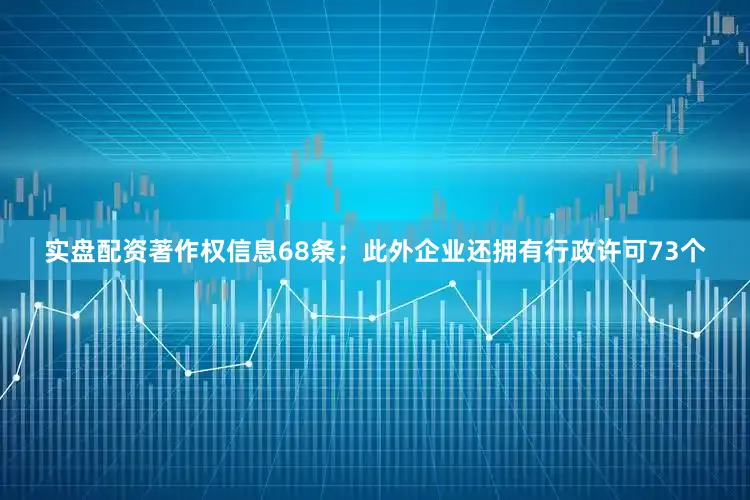 实盘配资著作权信息68条；此外企业还拥有行政许可73个